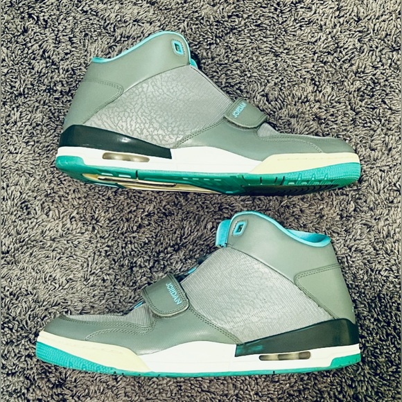 Nike Jordan Flight Club 90s - Cool Grey Gamma Blue - Men’s Size 12 - 602661-015 - Picture 5 of 10